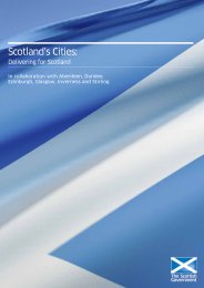 Scotland's cities: delivering for Scotland