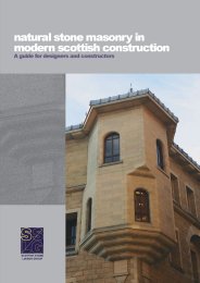 Natural stone masonry in modern Scottish construction: a guide for designers and constructors