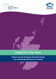 Scottish house condition survey. Energy use in the home - measuring and analysing domestic energy use and energy efficiency in Scotland