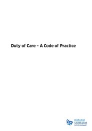 Duty of care - a code of practice