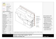 Part 1 - Full fill masonry construction details