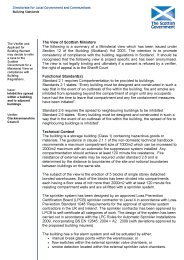 Inhibit fire spread within a building and to adjacent buildings (issued 11.02.2013)