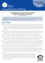 Developing an energy efficiency standard for social housing: analysis of consultation responses