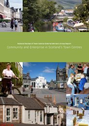 National review of town centres external advisory group report: community and enterprise in Scotland's town centres