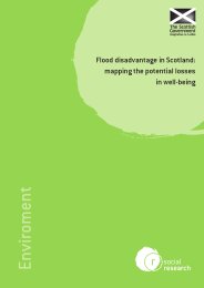 Flood disadvantage in Scotland: mapping the potential losses in well-being