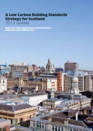 Low carbon building standards strategy for Scotland - 2013 update: report of a panel appointed by Scottish Ministers chaired by Lynne Sullivan