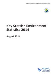 Key Scottish environment statistics 2014