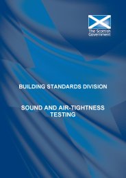 Sound and air-tightness testing