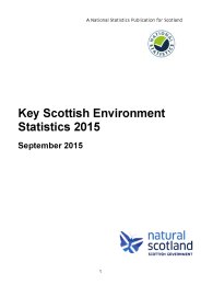 Key Scottish environment statistics 2015