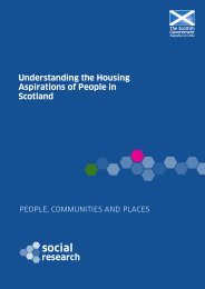 Understanding the housing aspirations of people in Scotland
