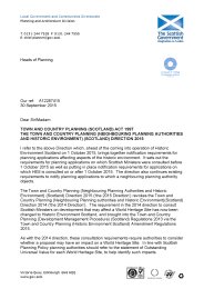 Town and Country Planning (Scotland) Act 1997 - the Town and Country Planning (Neighbouring Planning Authorities and Historic Environment) (Scotland) Direction 2015