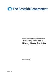 Inventory of closed mining waste facilities