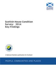 Scottish house condition survey - 2014: key findings