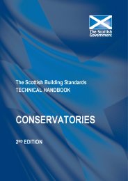 Scottish Building Standards: Technical handbook: Conservatories. 2nd edition
