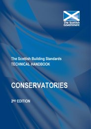 Scottish Building Standards: Technical Handbook: Conservatories. 2nd ...