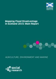 Mapping flood disadvantage in Scotland 2015: main report