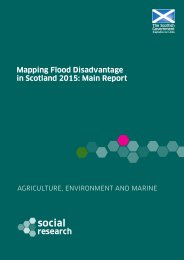 Mapping flood disadvantage in Scotland 2015: main report