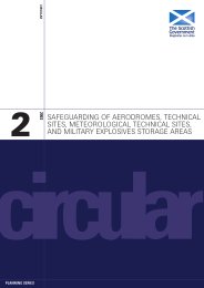 Safeguarding of aerodromes, technical sites and military explosives storage areas: the Town and Country Planning (Safeguarded Aerodromes, Technical Sites, Meteorological Technical Sites and Military Explosives Storage Areas) (Scotland) Direction 2016 (revised)