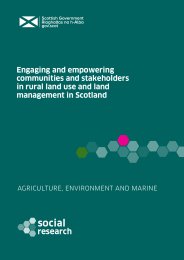 Engaging and empowering communities and stakeholders in rural land use and land management in Scotland