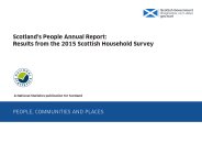 Scotland's people annual report: results from the 2015 Scottish household survey