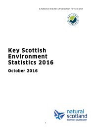 Key Scottish environment statistics 2016