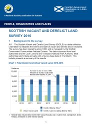 Scottish vacant and derelict land survey 2016