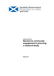 Barriers to community engagement in planning: a research study