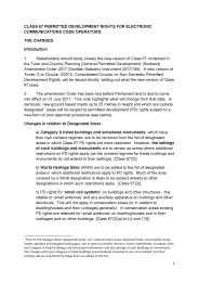 Class 67 permitted development rights for electronic communications code operators