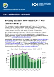 Housing statistics for Scotland 2017 - key trends summary