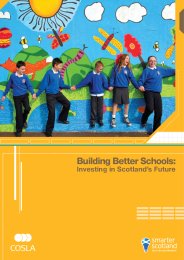 Building better schools: investing in Scotland's future