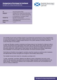 Compulsory purchase in Scotland - guidance for acquiring authorities. What should I do before developing a compulsory purchase order?