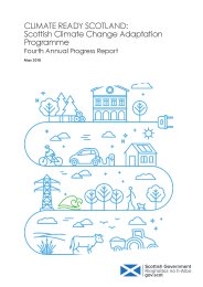 Climate ready Scotland: Scottish climate change adaptation programme. Fourth annual progress report 2018