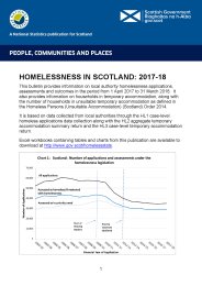 Homelessness in Scotland: 2017-18