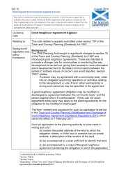 Good neighbour agreement appeals