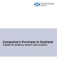 Compulsory purchase in Scotland. A guide for property owners and occupiers
