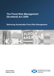 Flood Risk Management (Scotland) Act 2009 - delivering sustainable flood risk management. 2nd edition