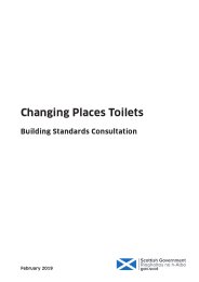 Changing places toilets - building standards consultation