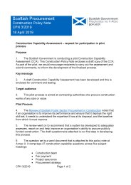 Construction capability assessment - request for participation in pilot process
