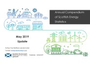 Annual compendium of Scottish energy statistics