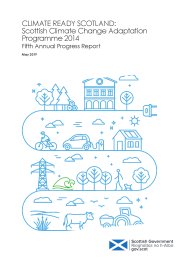 Climate ready Scotland: Scottish climate change adaptation programme 2014. Fifth annual progress report