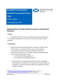 Implementation of project bank accounts in construction contracts