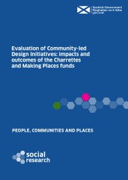 Evaluation of community-led design initiatives: impacts and outcomes of the Charrettes and Making Places funds