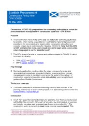 Coronavirus (COVID-19) - preparations for contracting authorities to restart the procurement and management of construction contracts