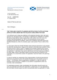Town and Country Planning (Notification of Applications) (Applications Under Section 42) (Scotland) Direction 2020