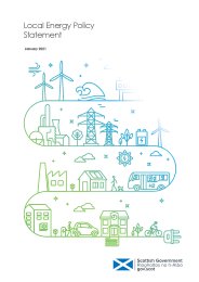Local energy policy statement