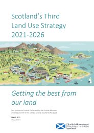 Scotland's third land use strategy 2021-2026. Getting the best from our land