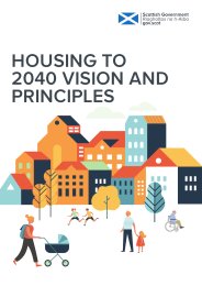 Housing to 2040. Vision and principles