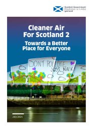 Cleaner air for Scotland 2. Towards a better place for everyone