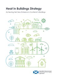 Heat in buildings strategy. Achieving net zero emissions in Scotland's buildings