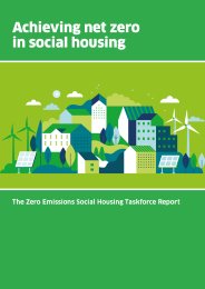 Achieving net zero in social housing